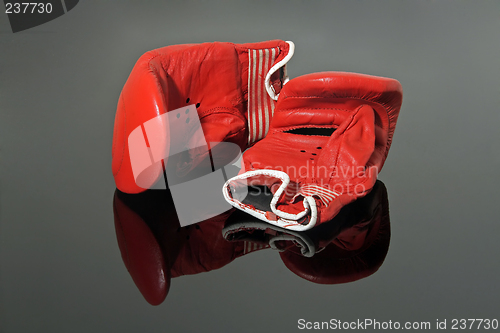 Image of old boxing gloves