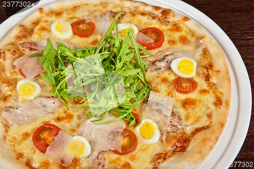 Image of meat pizza
