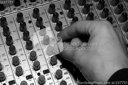 Image of audio mixing