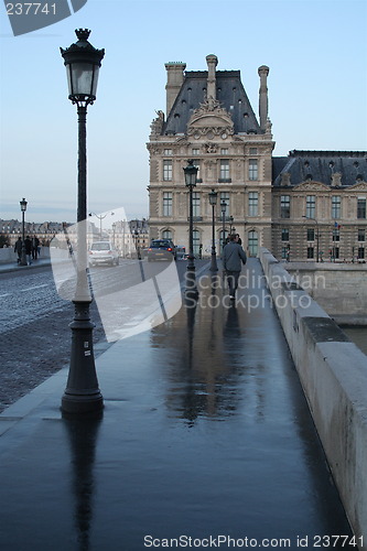 Image of Paris in rain