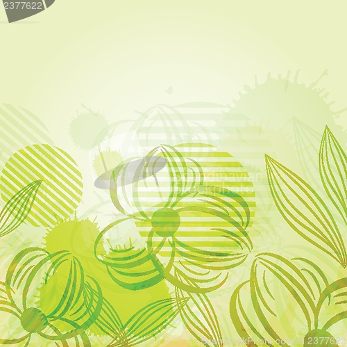 Image of Delicate pattern with pastel colored flowers.