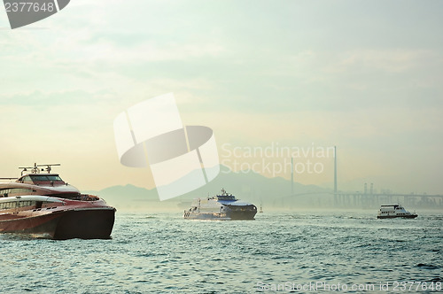 Image of Hong Kong harbor