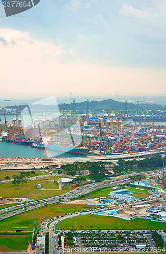 Image of Singapore's port
