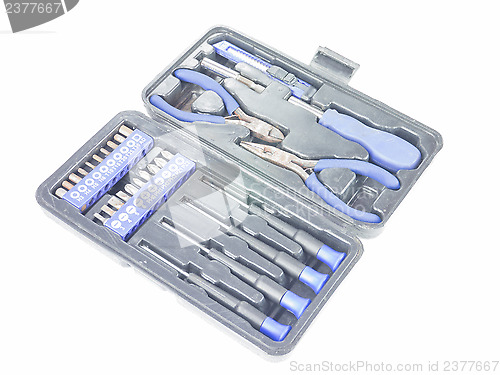 Image of set tools box