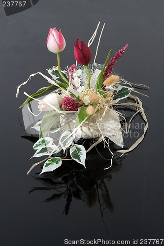 Image of artificial flowers