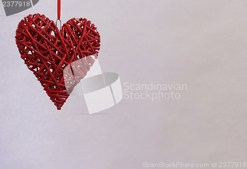 Image of Hand made red heart