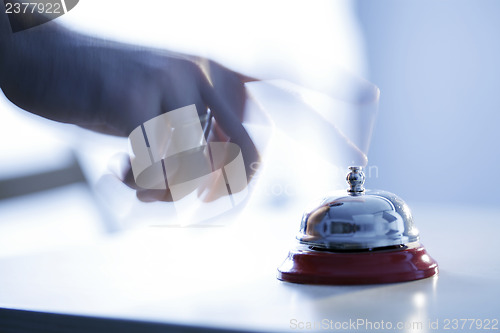 Image of Close up photo of a bell 