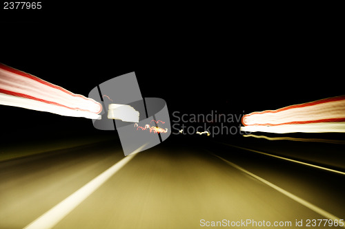Image of Night on the road