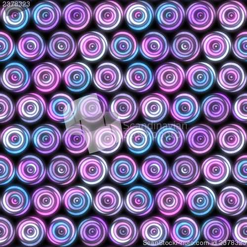 Image of Glowing Purple Circles Texture