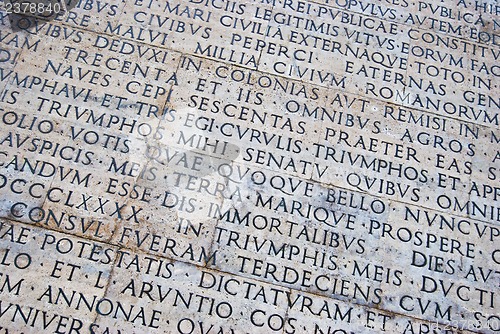 Image of Roman scripture