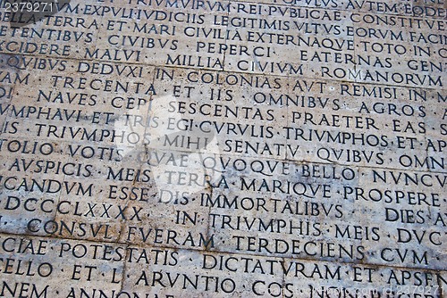 Image of Roman scripture