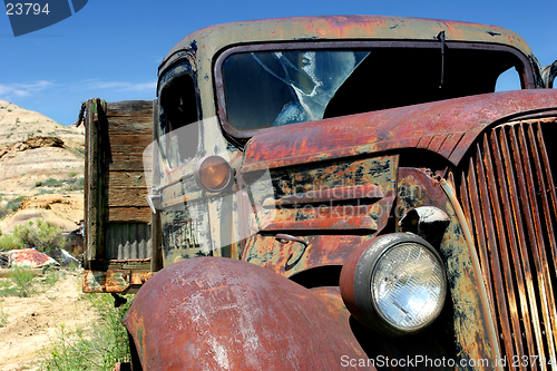 Image of old chevy truck