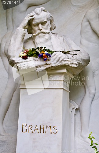 Image of Brahms' grave