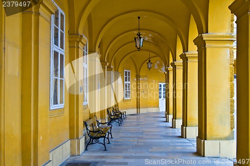 Image of Colonnade in Schoenbrunn