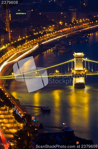 Image of Budapest at night