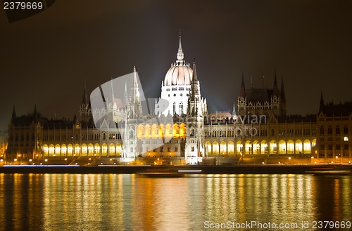 Image of Budapest at night