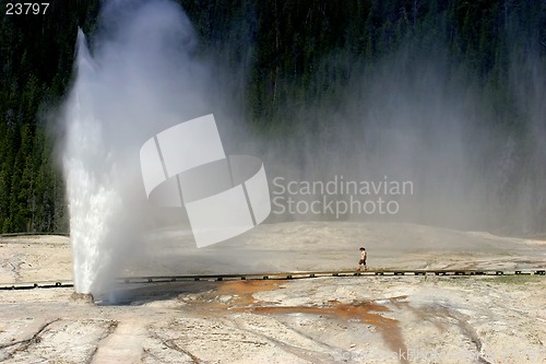 Image of beehive geyser