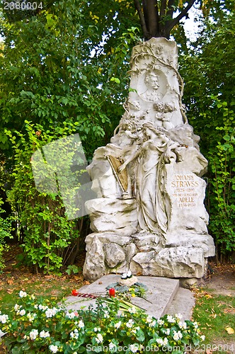 Image of grave of Johann Strauss