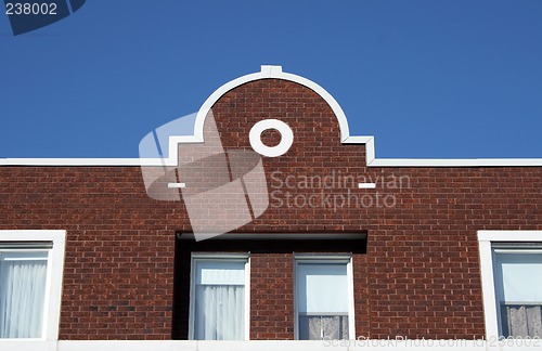 Image of Facade of a brick house