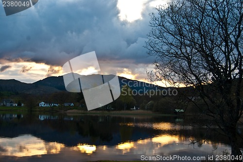 Image of Sunset at Loch Ard