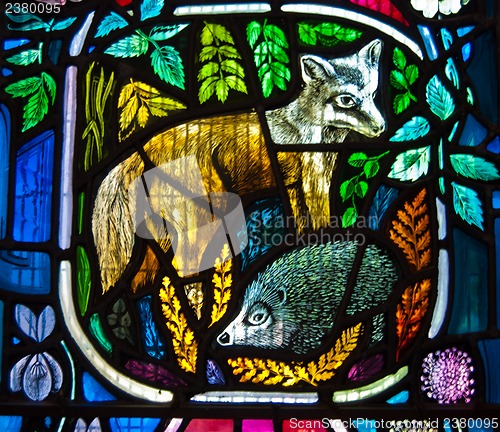 Image of Stained glass window
