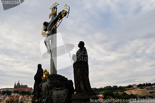 Image of Statue at the Charles bridge