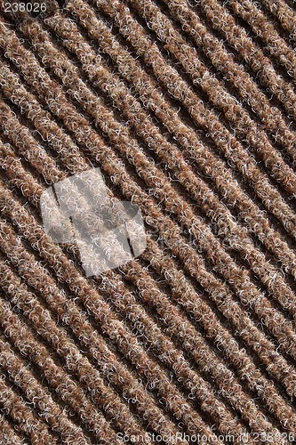 Image of Diagonal striped pattern of a carpet