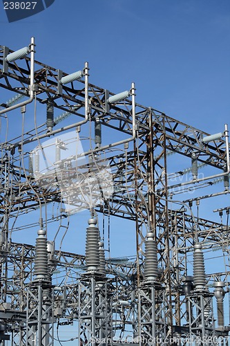 Image of High voltage power station