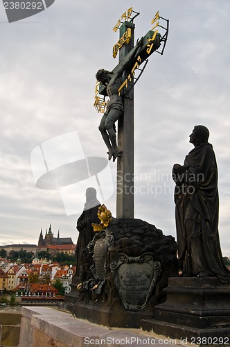 Image of Statue at the Charles bridge