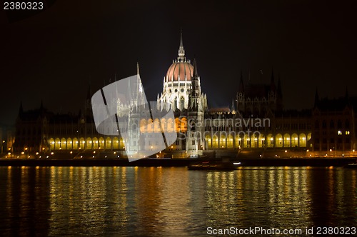 Image of Budapest at night