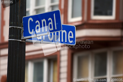 Image of Canal street sign