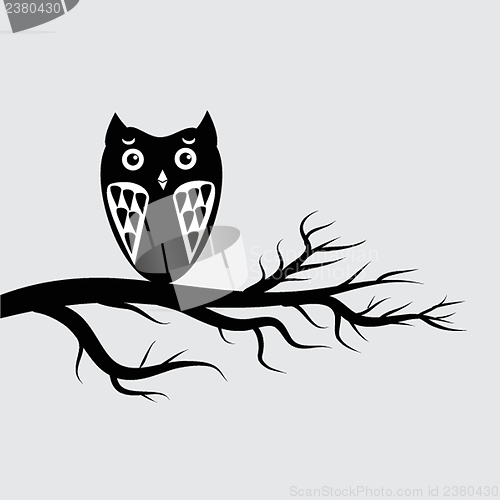 Image of illustration of a funny character owl