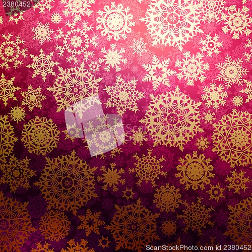 Image of Christmas pattern snowflake background. EPS 8