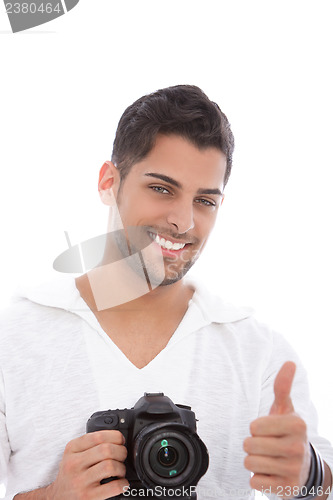 Image of Photographer giving a thumbs up