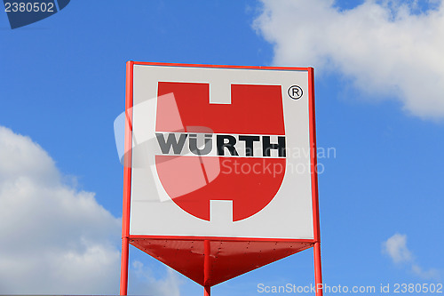 Image of Sign Wurth against Sky