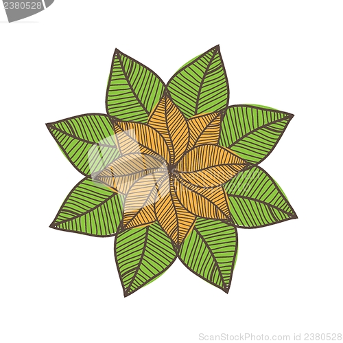 Image of  Colorful autumn leaves. Vector illustration.