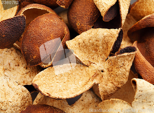 Image of Heap of dried tangerine peel