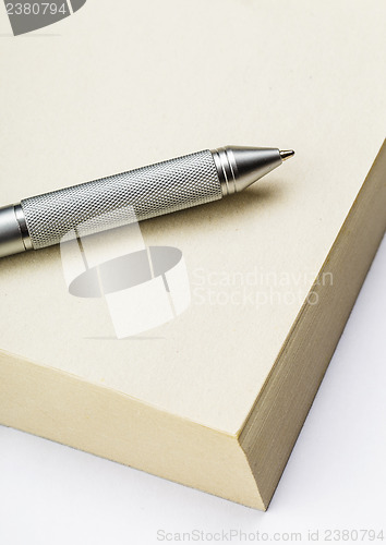 Image of Memo pad and pen