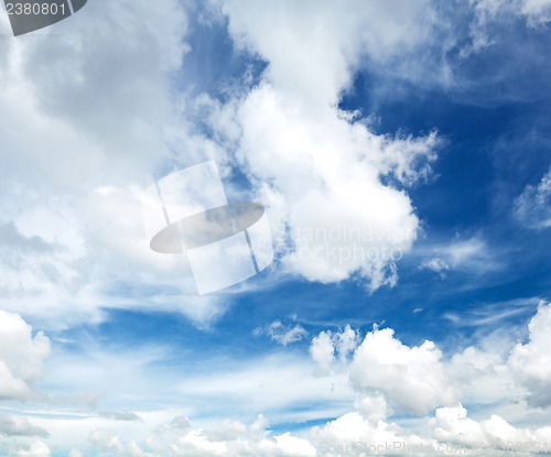 Image of Sunny day cloudscape