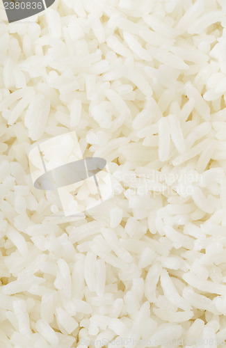 Image of Cooked rice close up