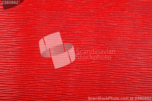 Image of Striped leather texture in red color