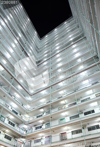 Image of Twin tower type housing in Hong Kong