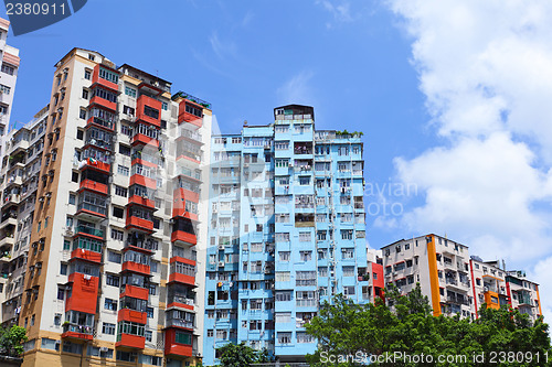 Image of Old residential building in Hong Kong