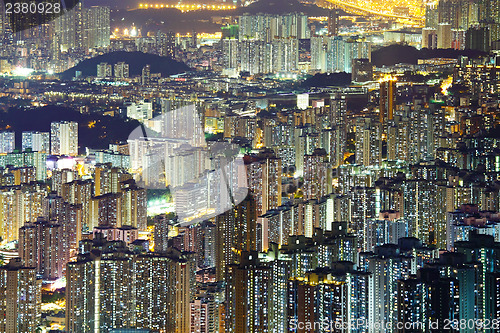 Image of Abundant cityscape at night