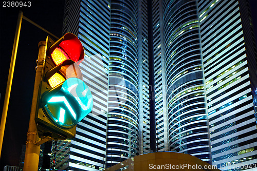 Image of Traffic light in the city