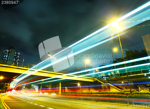 Image of Traffic light on highway