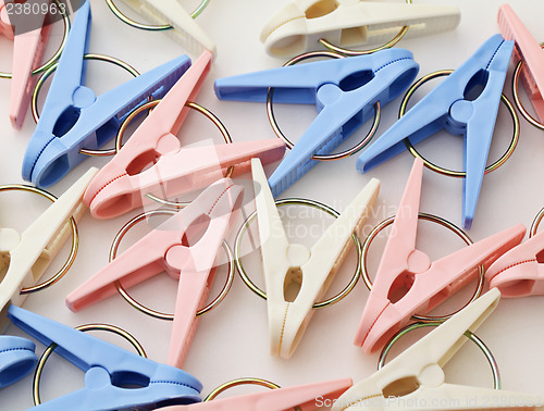 Image of Colorful clothespin