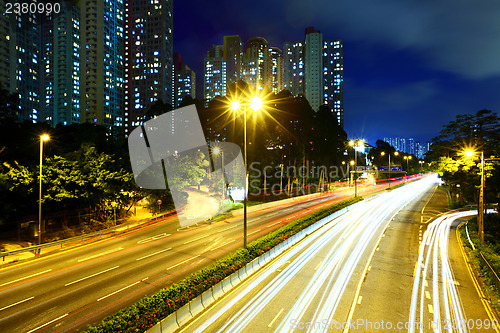 Image of Traffic light on highway