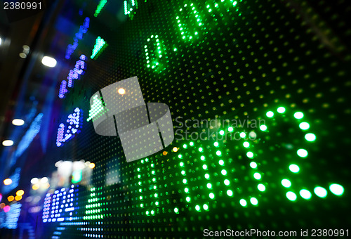 Image of Stock market price increase