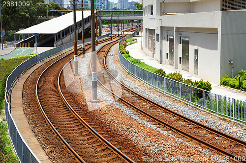 Image of Curved Railway